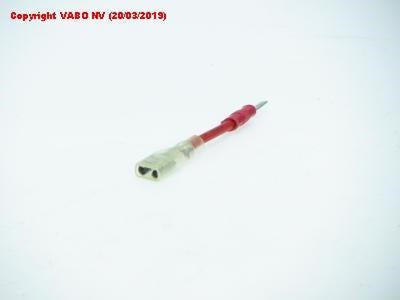 Adapterkabel, rode connector, 6,3 mm vrouwelijk naar 2,8 mm mannelijk