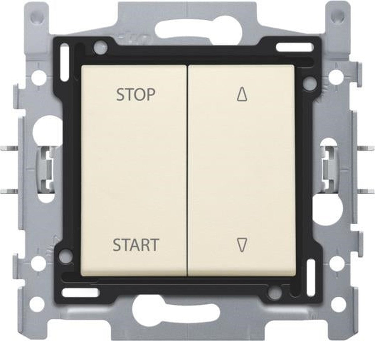 Electric shutter switch with interlock - Cream