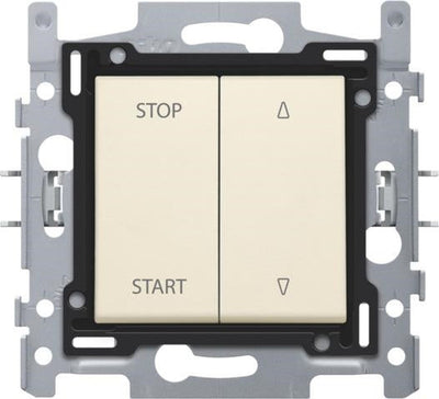 Electric shutter switch with interlock - Cream