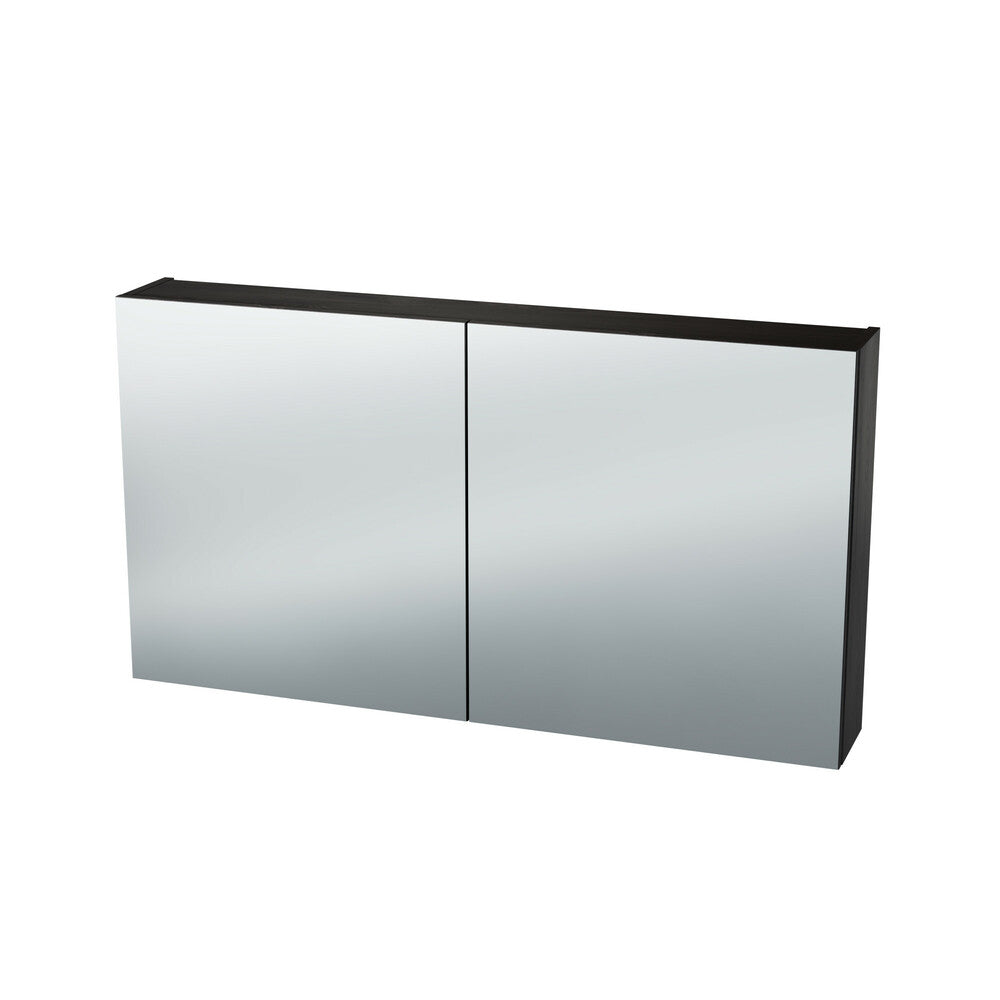 Van Marcke Nebulo armoire de toilette L1000xH650xP178 2 portes simple face Oak Chocolat