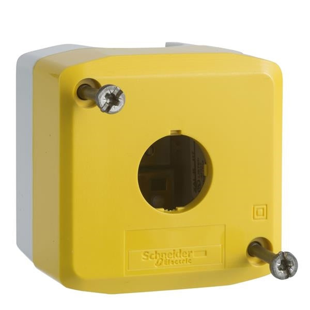 Empty pushbutton enclosure XAL-K - 1 cut-out - Yellow
