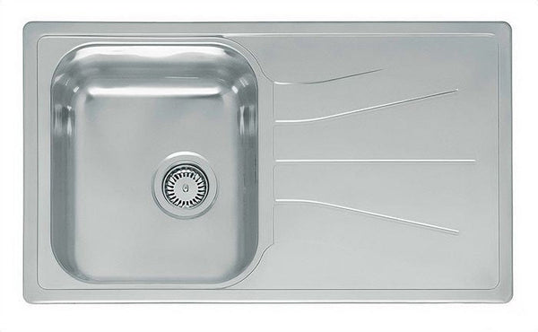 Inbouwspoelbak Diplomat Eco Reginox 1BAK+AFDRUIP 86x50cm Rvs