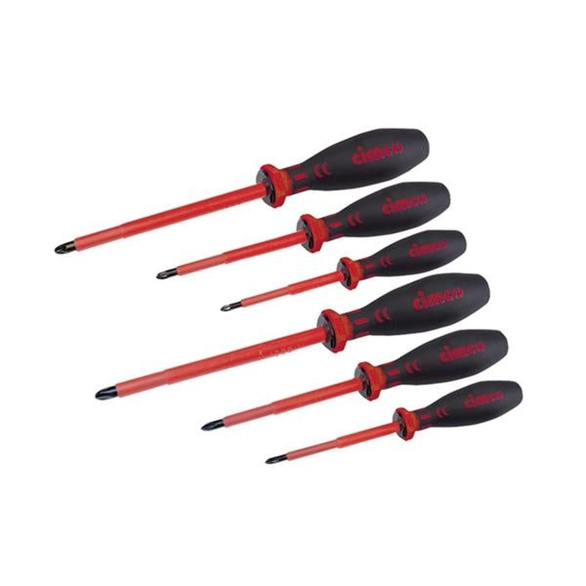 PH + PZ screwdriver set, 6 pieces