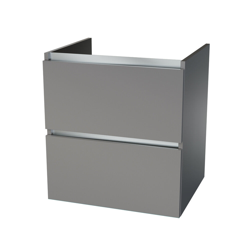 intro Tempus sous-meuble B600xD495xH650mm 2tiroirs Artic Grey