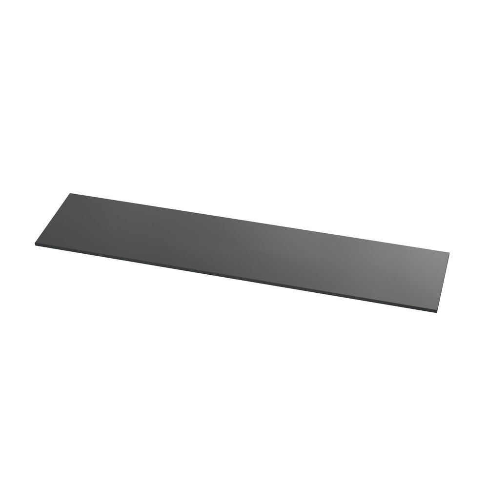Van Marcke Vero tablette pour lavabo L2000xH18xP500mm Onyx Grey