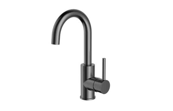 ALONI ENSY MITIGEUR DE LAVABO AVEC BEC ORIENTABLE - GRIS BRONZE