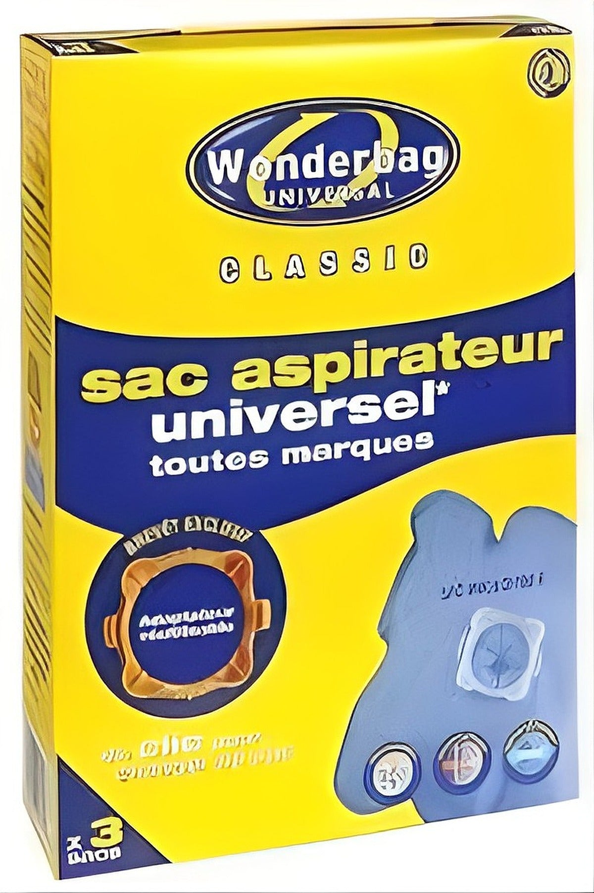 Sacs pour aspirateur - 3 pièces