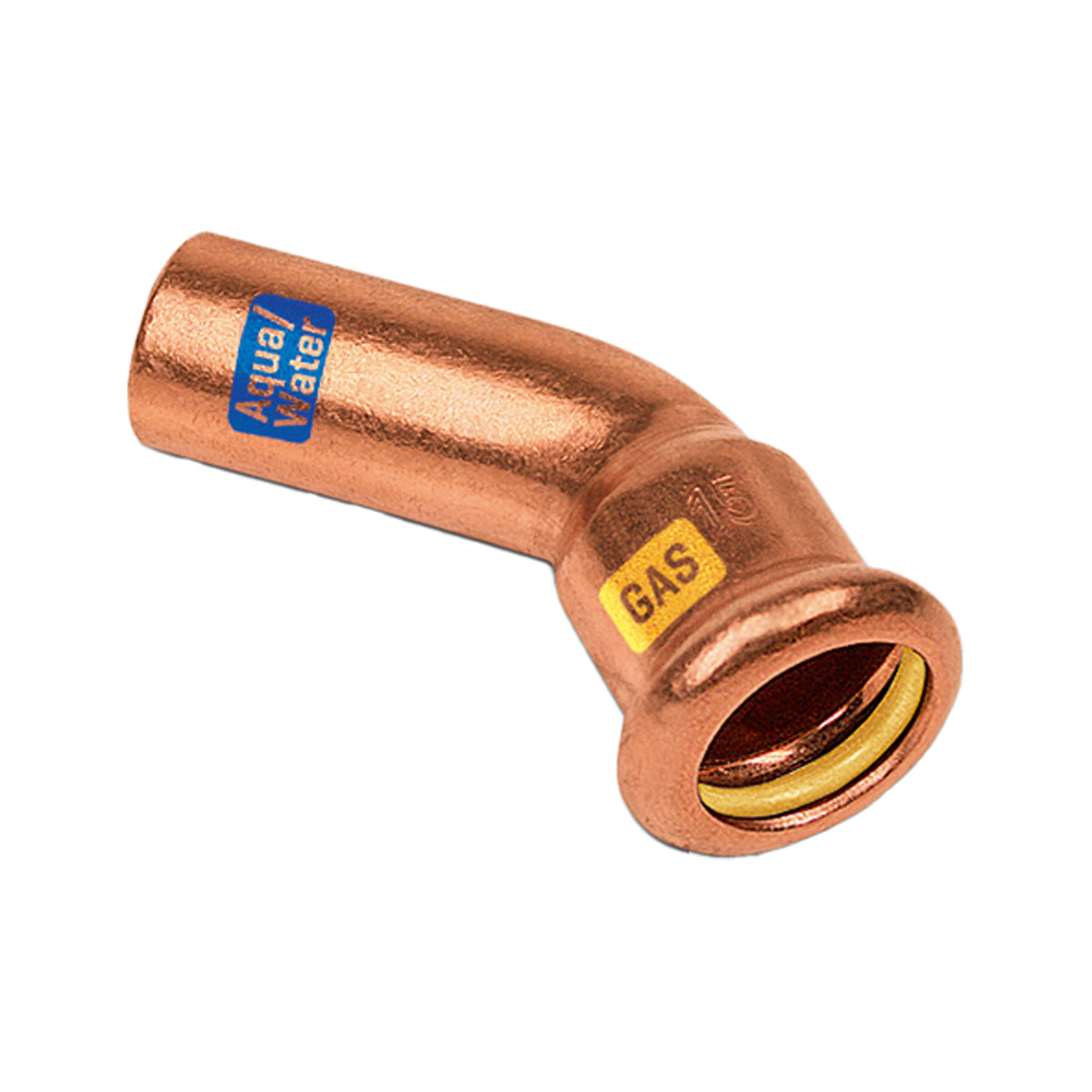 HYDROGAS COURBE 45° M/F 18