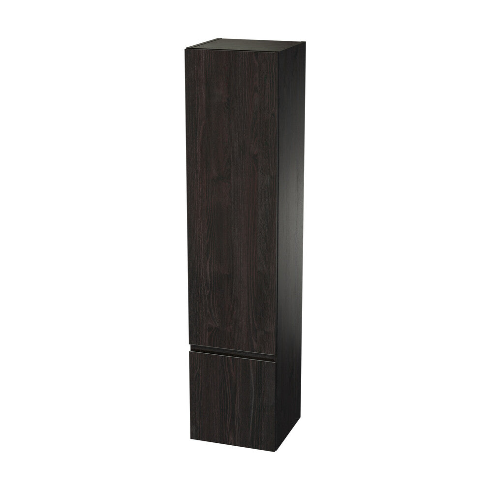 Van Marcke Fortitudo Uno armoire colonne L350xH1520xP340mm 2portes droite Thermo Oak Black