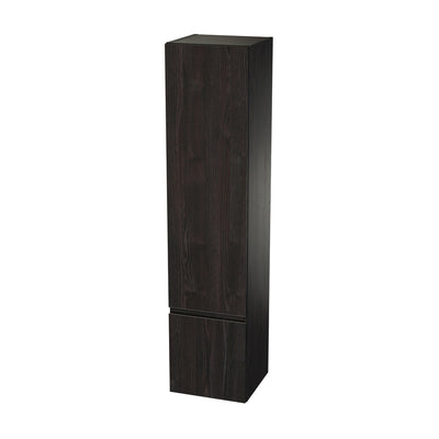 Van Marcke Fortitudo Uno armoire colonne L350xH1520xP340mm 2portes droite Thermo Oak Black