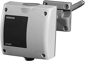 Capteur d'humidité relative en gaine Siemens QFM66 – 2 × 0 - 10V, haute précision (QFM66)