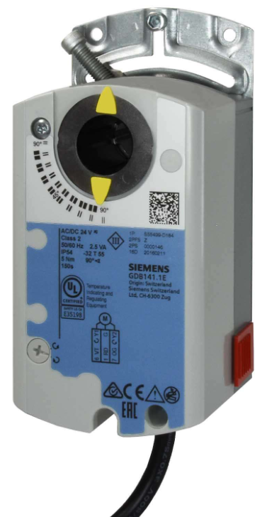 Actionneur à clapet Siemens GDB346.1E, 230 V, 2/3 points
