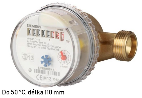 Compteur d'eau domestique SIEMENS WFK40.D110