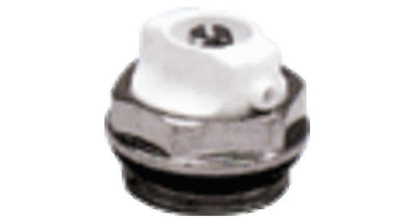 Draaibare ontluchter 1/2" vernikkeld