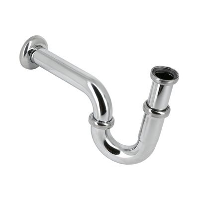 Siphon de lavabo laiton chromé