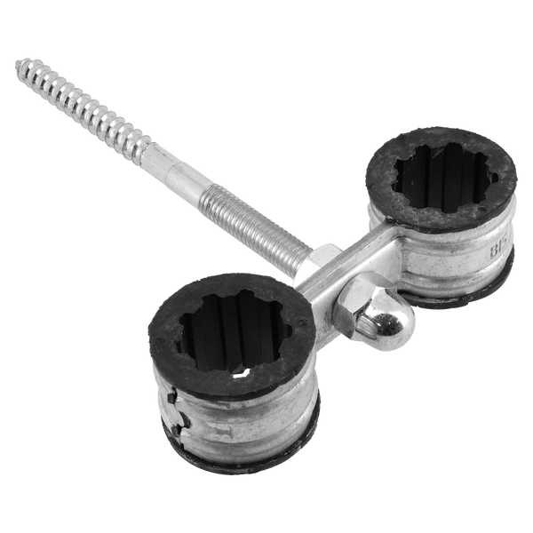 Support de radiateur avec cheville murale