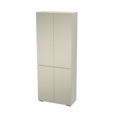 Van Marcke Arista armoire colonne L800xH2000xP340mm 4portes White Standard