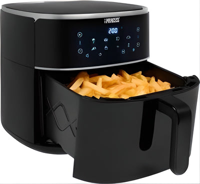 Friteuse sans huile Aerofryer 1,4kg - 1800W - 8L - 80°C - 200°C - Noir Princes