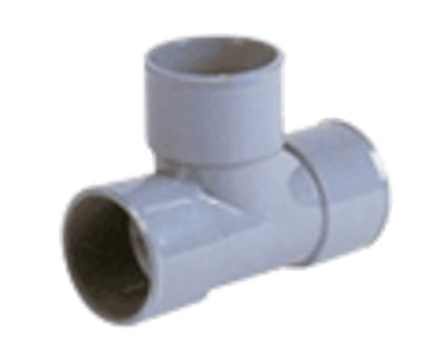 Nicoll raccord à coller PVC Té 87,3° FFF D 40 gris