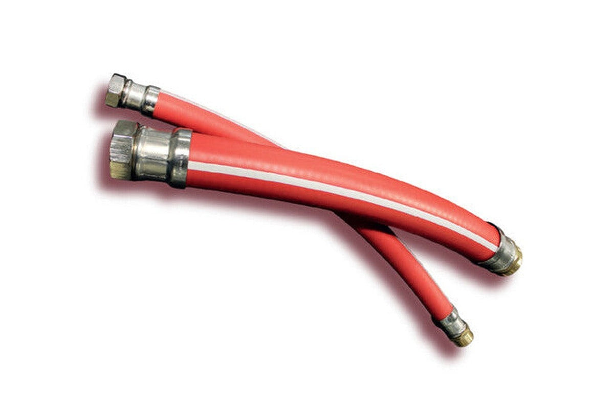Plutone aanzuigslangen roestvrij staal L800mm 4/4" MF