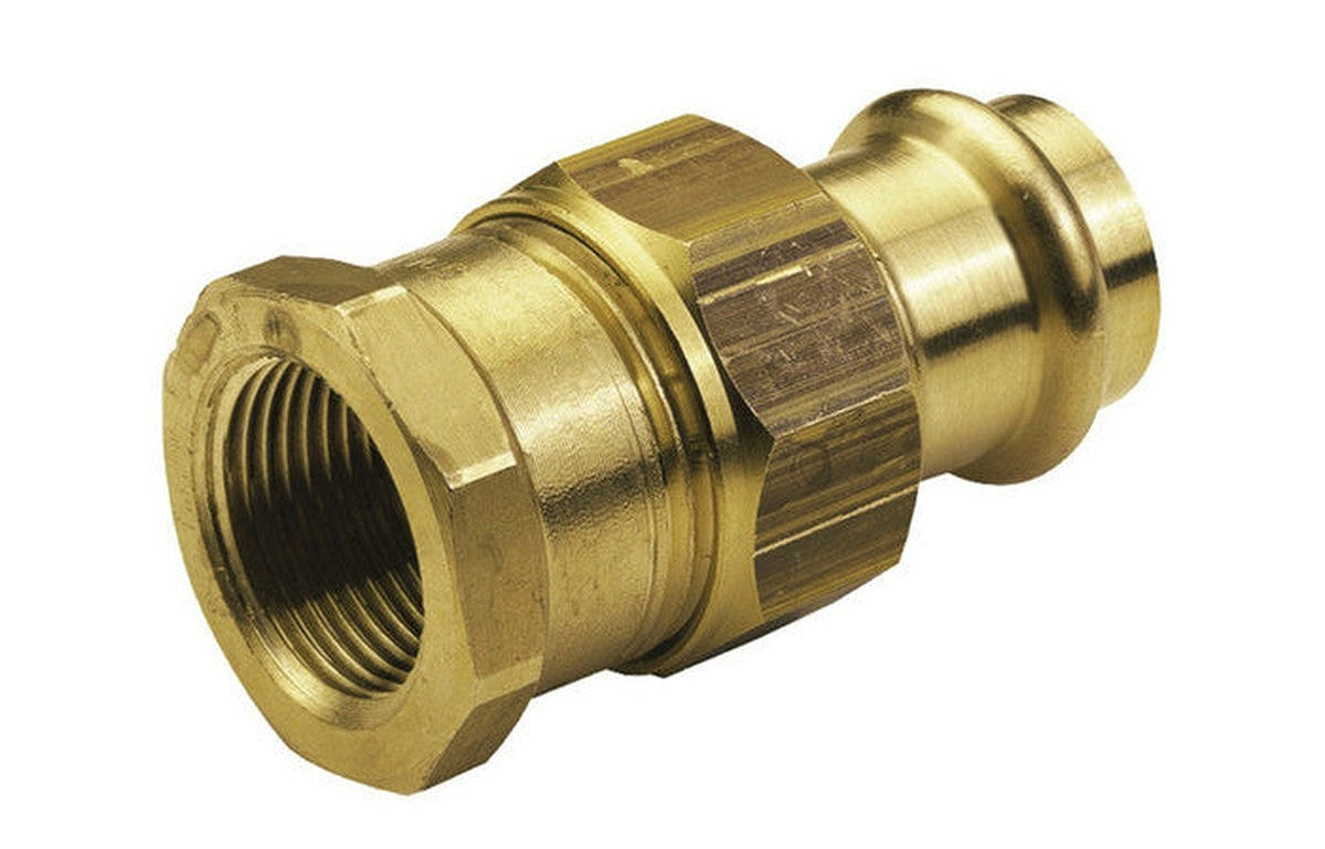 Bronzen 3-delige koppeling 15x1/2"F
