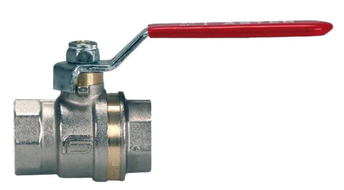 Effebi robinet à bille sans purgeur passage intégral manette longue FF 3/8"