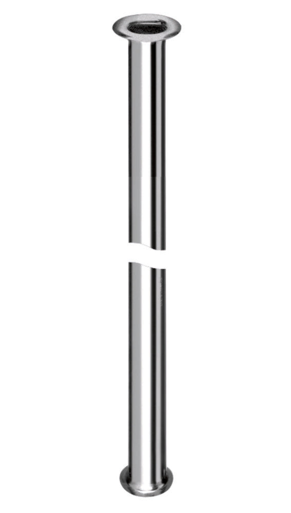 Schell koperen buis 3/8" vlotteraansluiting Lo 700 mm verchroomd