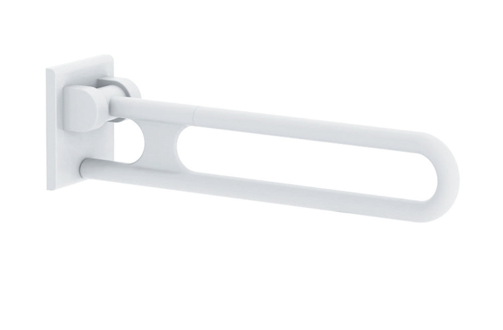 Normbau Nylon Care 300 barre appui rabattable L900mm nylon 100kg blanc