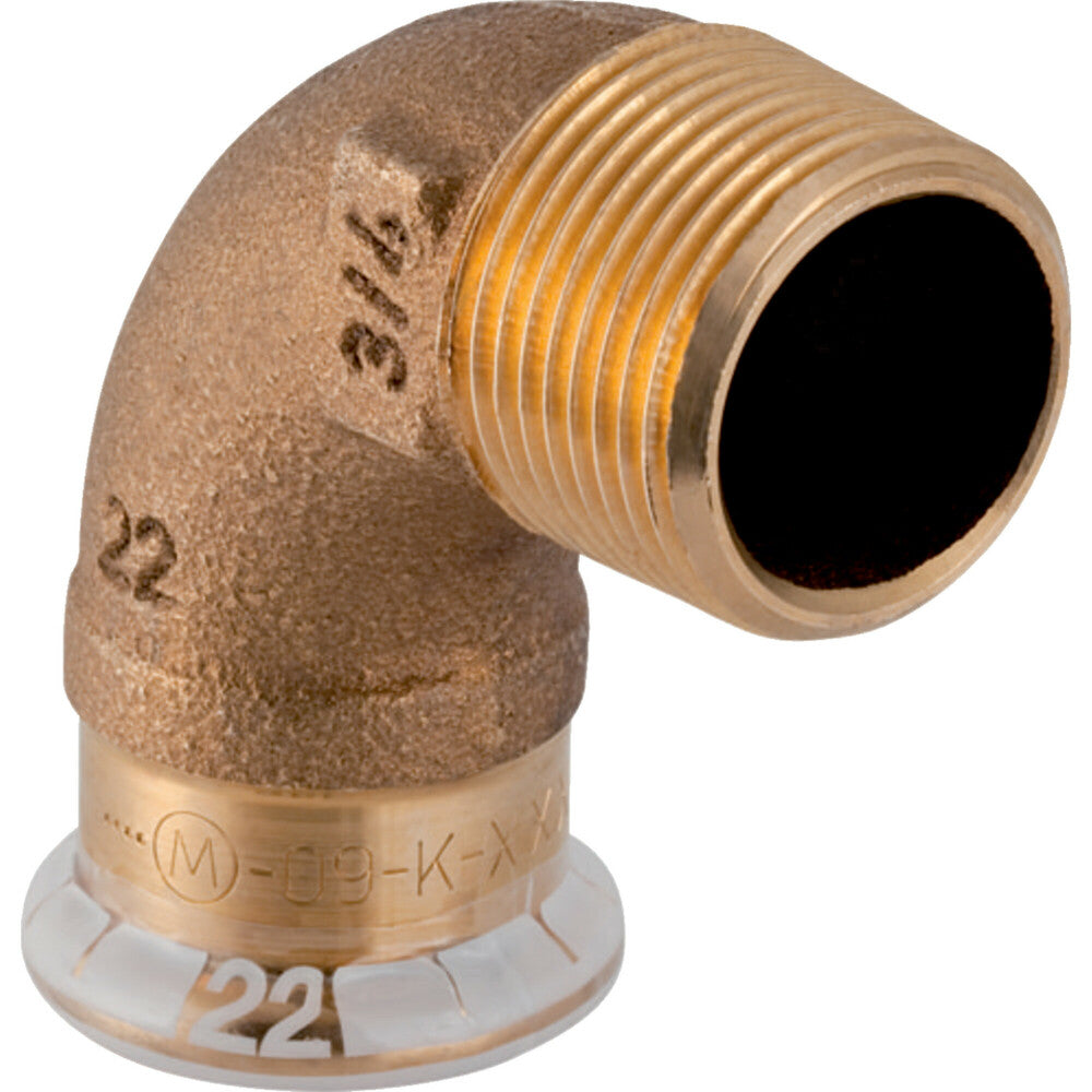 Équerre 90° cuivre 35x5/4"M Geberit Mapress