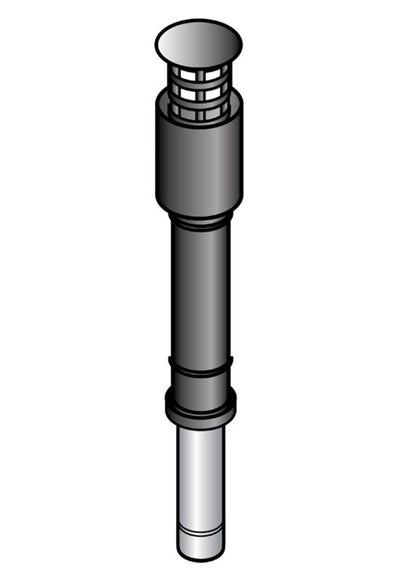 Conduit de fumée vertical De Dietrich D110/150 noir