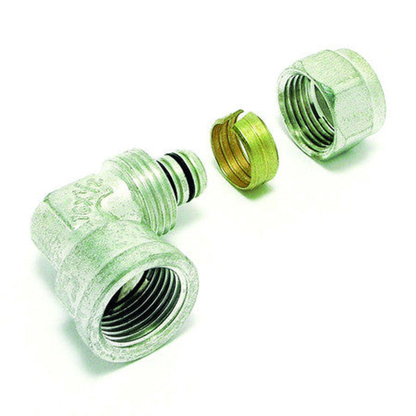 Comap Turboskin coude 90° multicouche Multiskin raccord compression 26-4/4"F