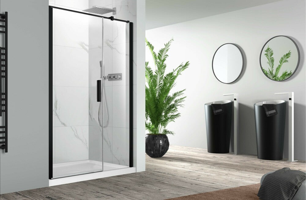 Van Marcke Pina XL Design pendeldeur 1300x2000mm mat zwart