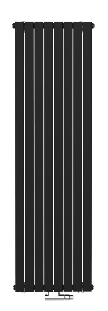 Decoratieve verticale radiator Henrad Verona 200x80 cm grafietzwart