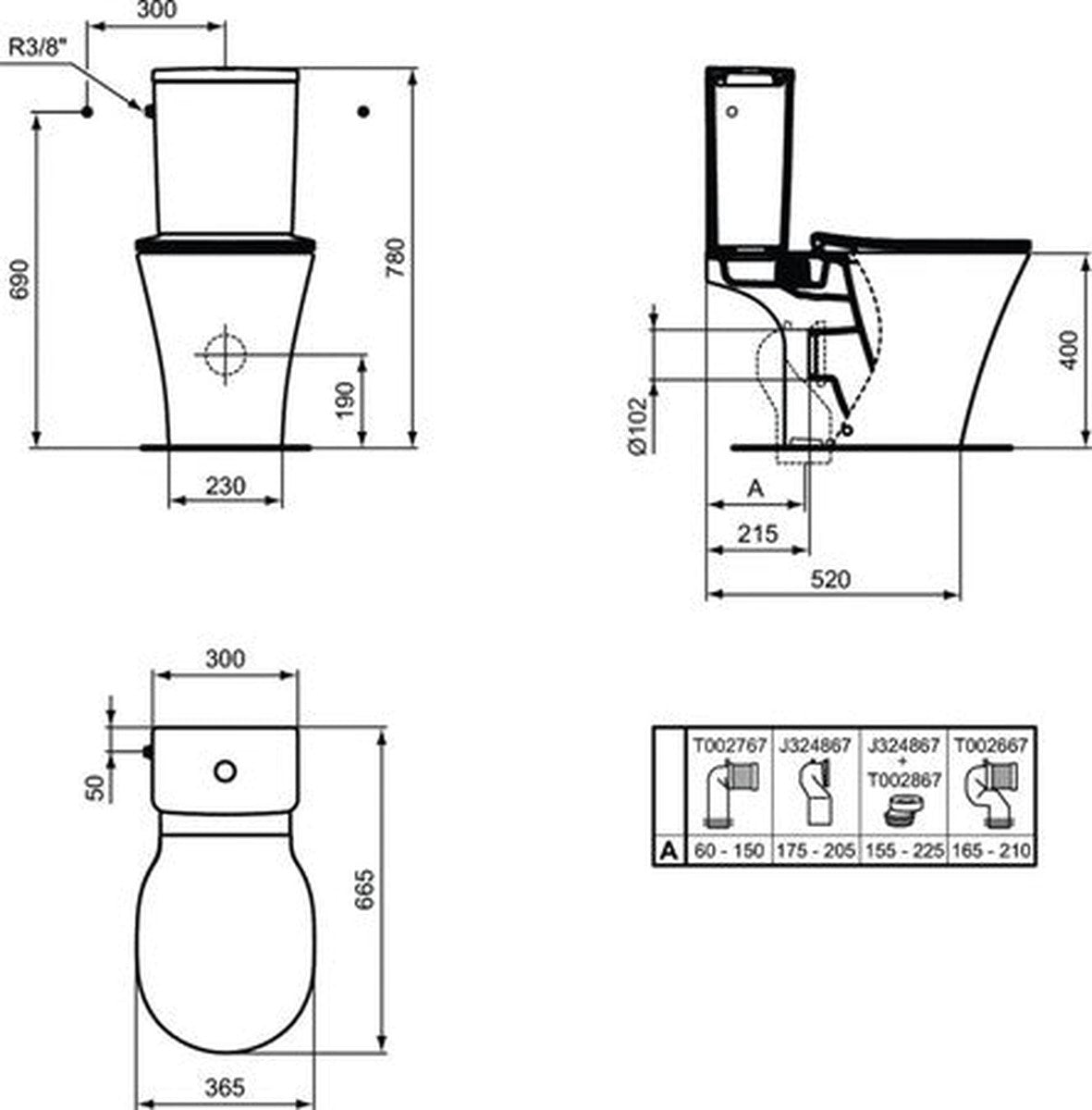 Ideal Standard Connect Air Cube WC cistern