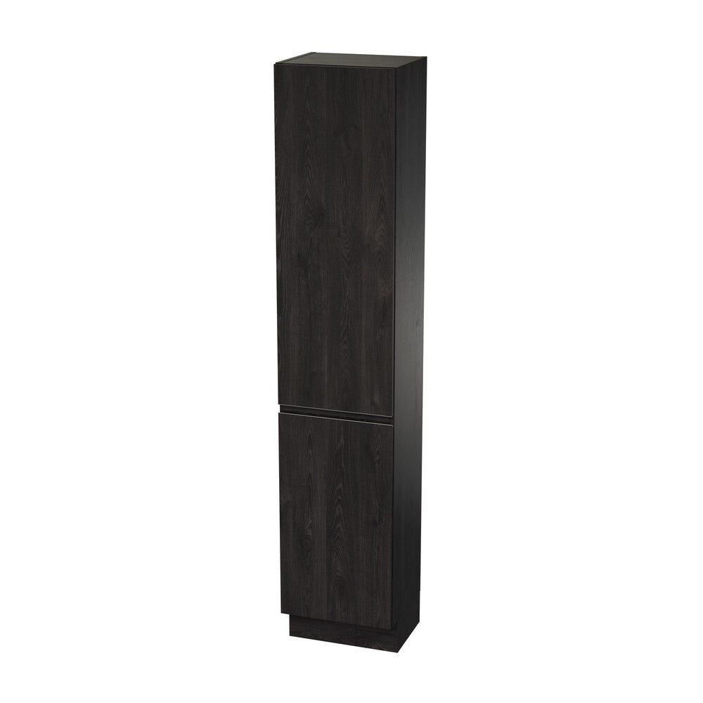 Van Marcke Fortitudo Tre tall cabinet W400xH2000xD340mm 2 left-hand doors Chocolate