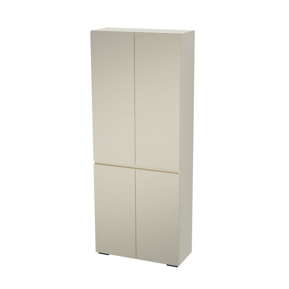 Van Marcke Arista armoire colonne L800xH2000xP340mm 4portes White Standard