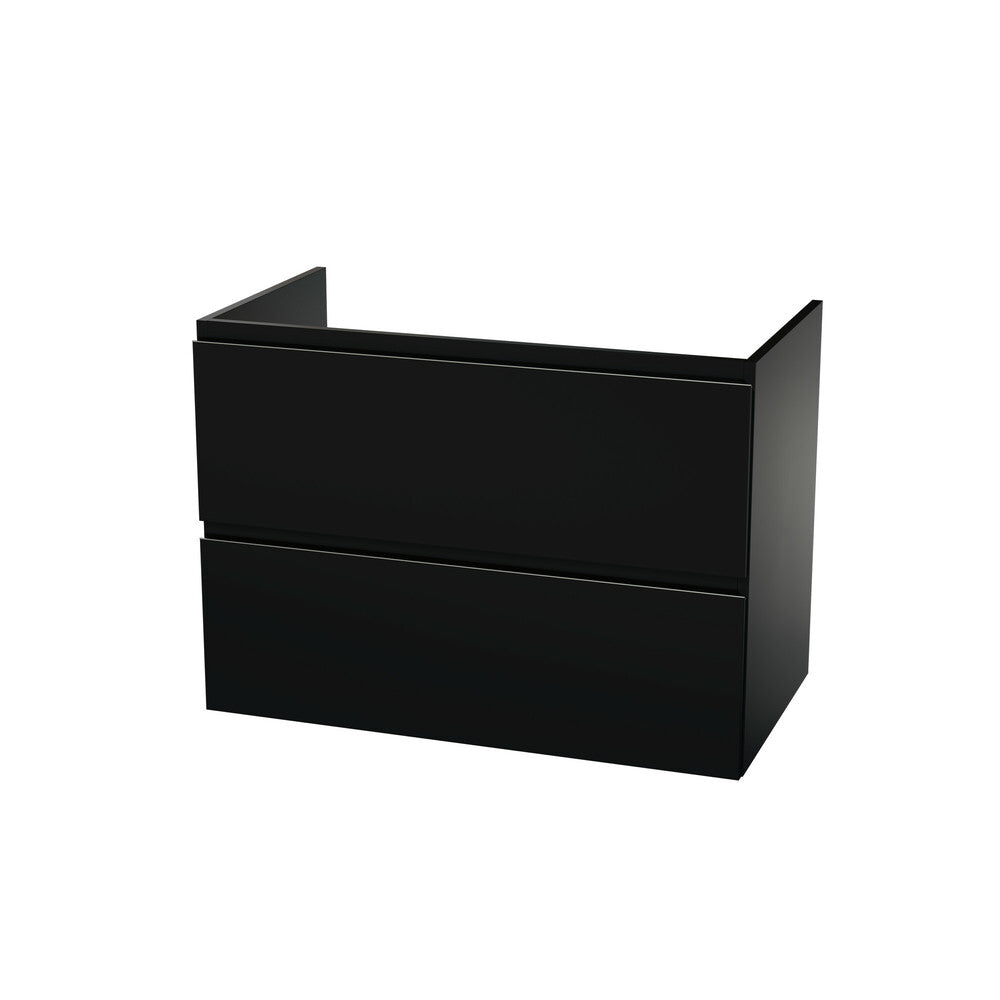 Van Marcke Fortitudo Due vanity unit W800xH640xD495mm 2 drawers black