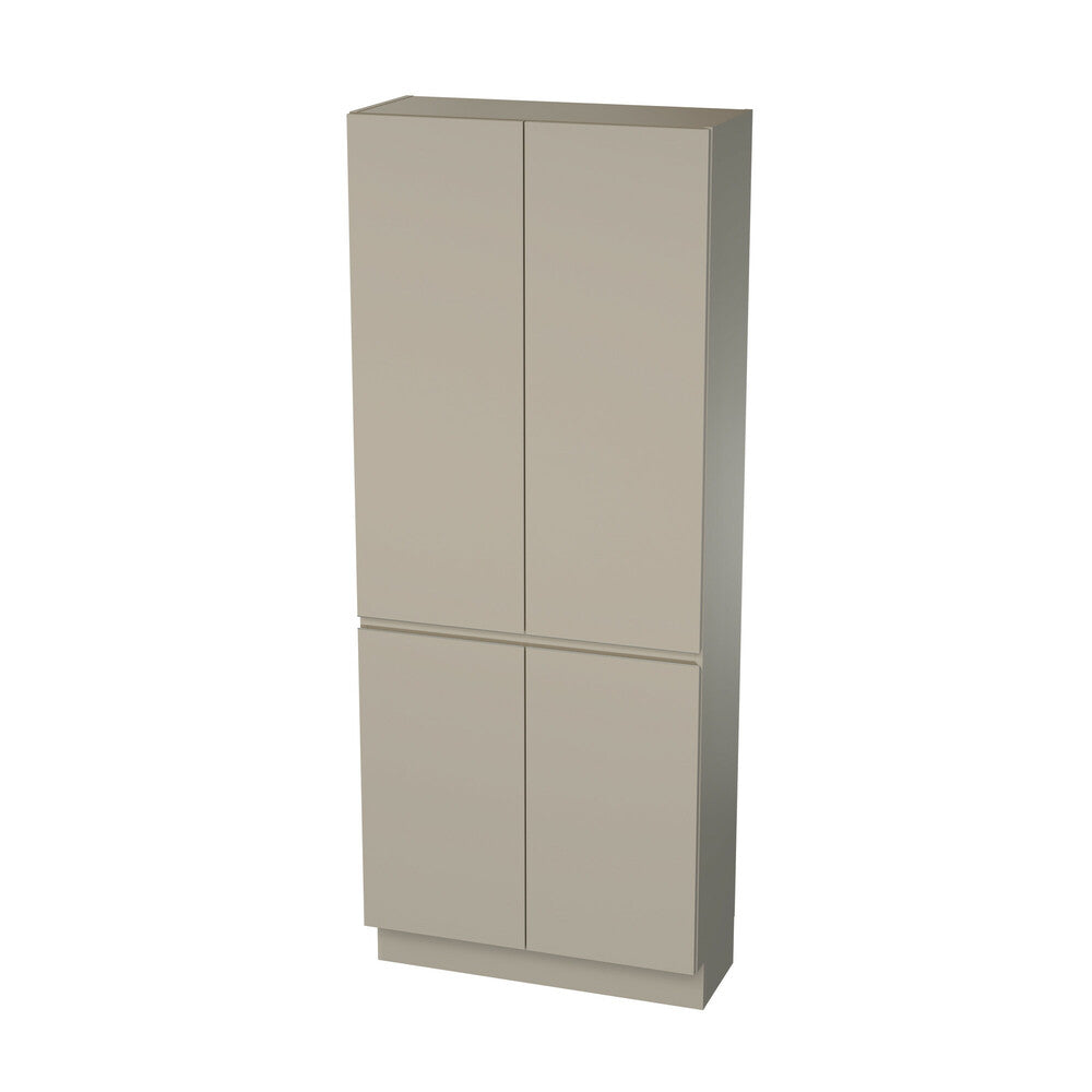 Van Marcke Fortitudo Tre column cabinet W800xH2000xD340mm 4-door taupe