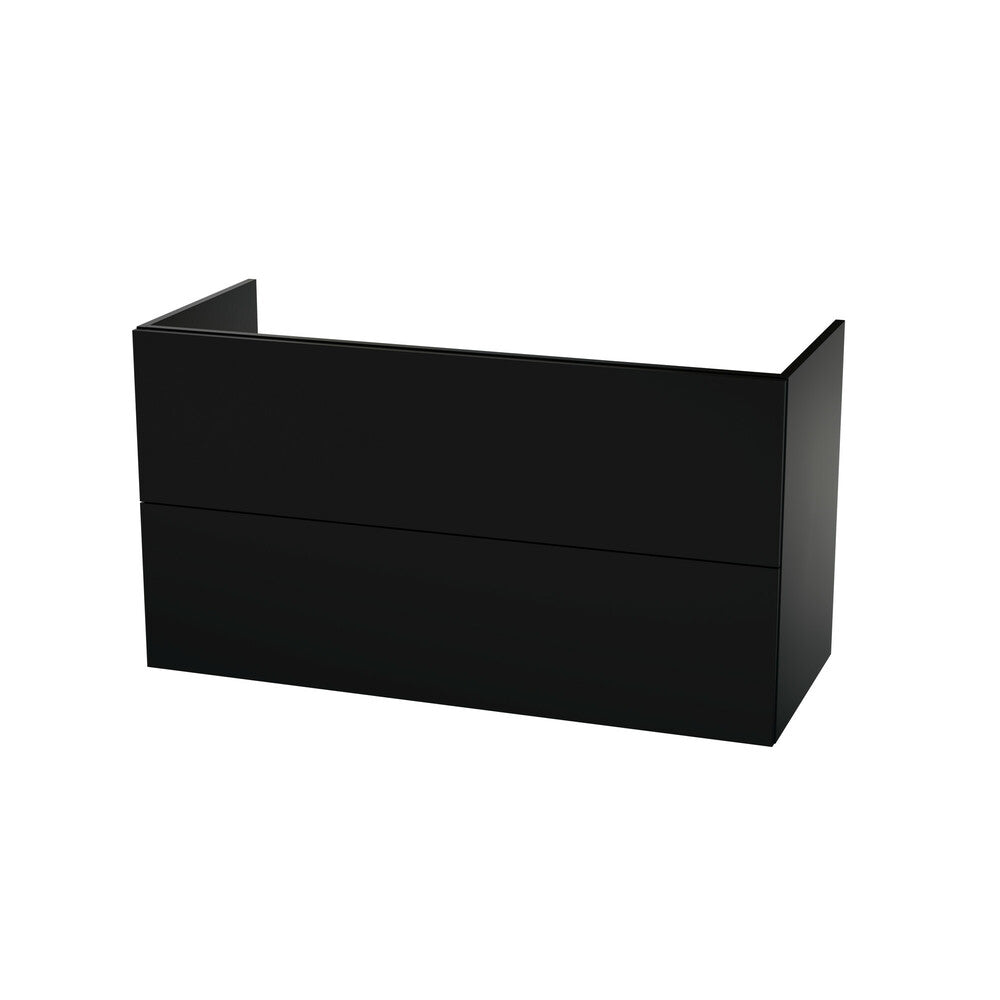Van Marcke Novo Due sous-meuble B1200xH650xD495mm 2tiroirs black
