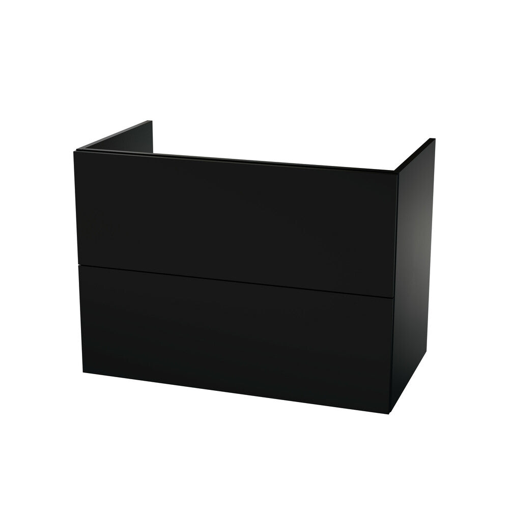 Van Marcke Novo 45 Due vanity unit W800xH650xD455 2 drawers black