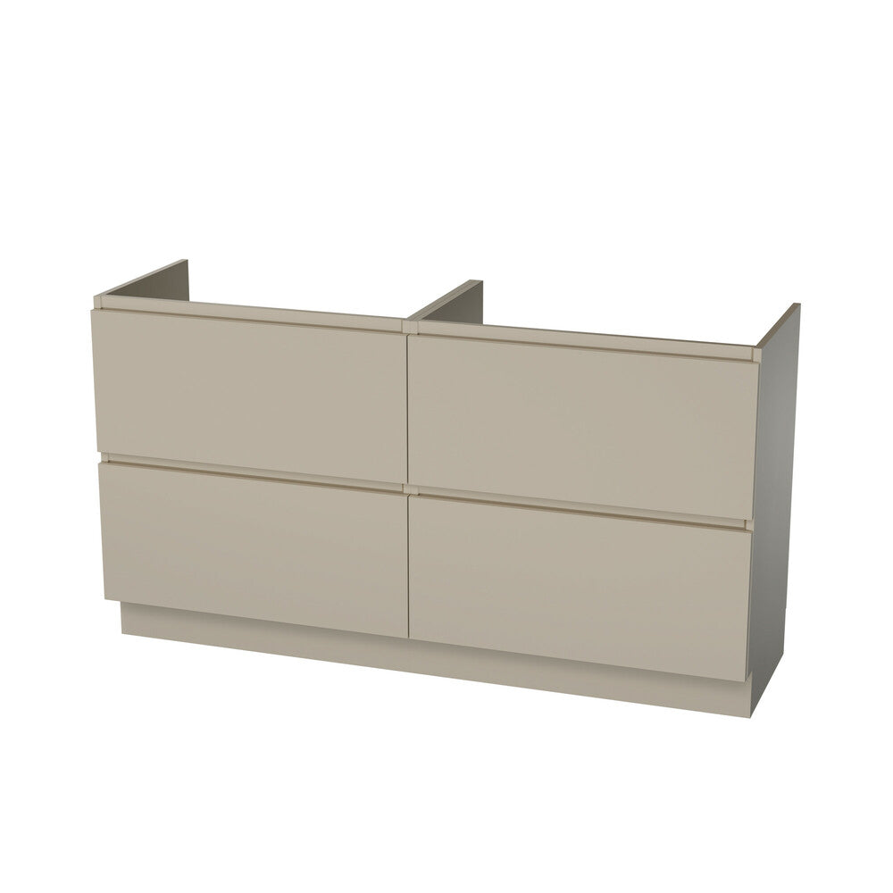 Van Marcke Ventus Tre Under-cabinet B1600xH880xD495mm 4-drawer taupe