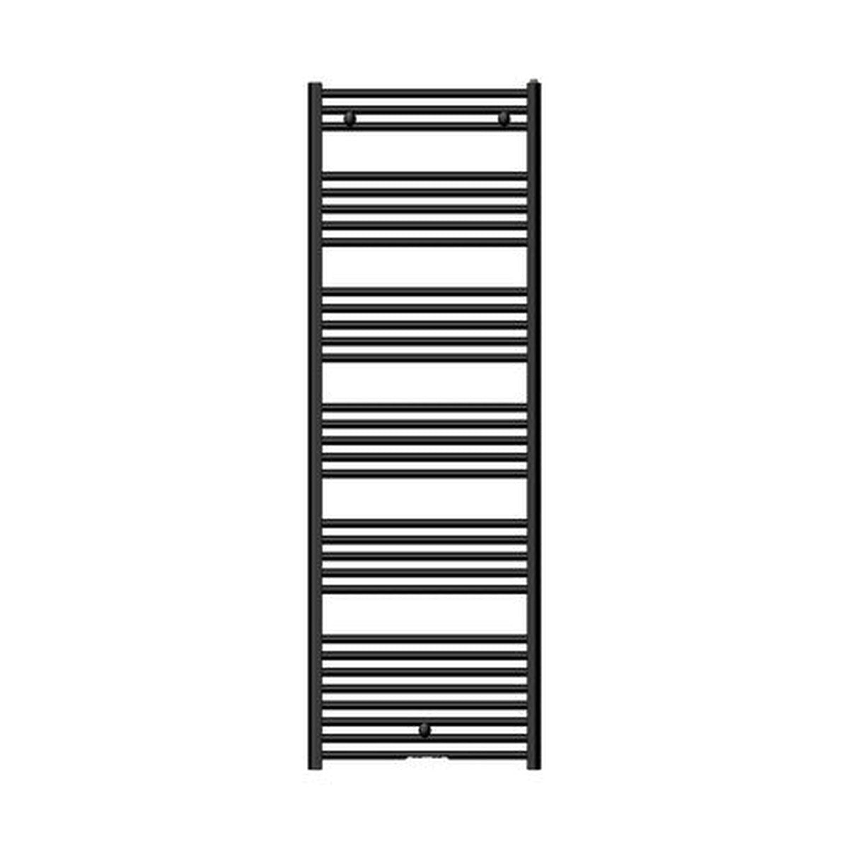 Basic 180/060 radiateur sèche-serviettes - H 1742 x L 600 - 900W - noir mat