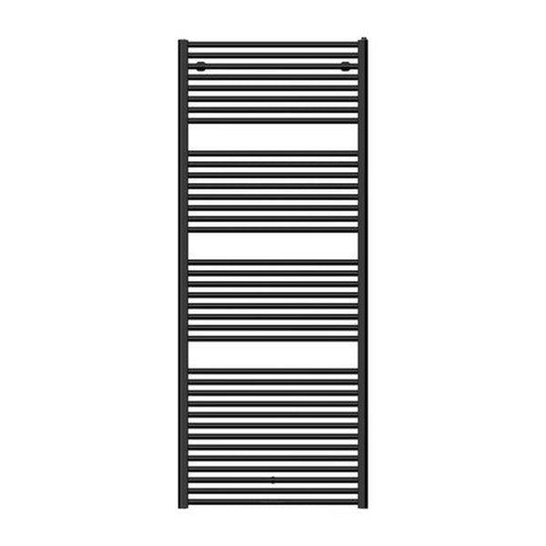 Toronto 180/075 radiateur sèche-serviettes - H 1850 x L 750 - 1262W - noir mat