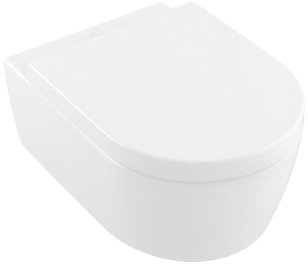 Villeroy&Boch Avento Wall-Mounted Toilet Pack Stone White CeramicPlus