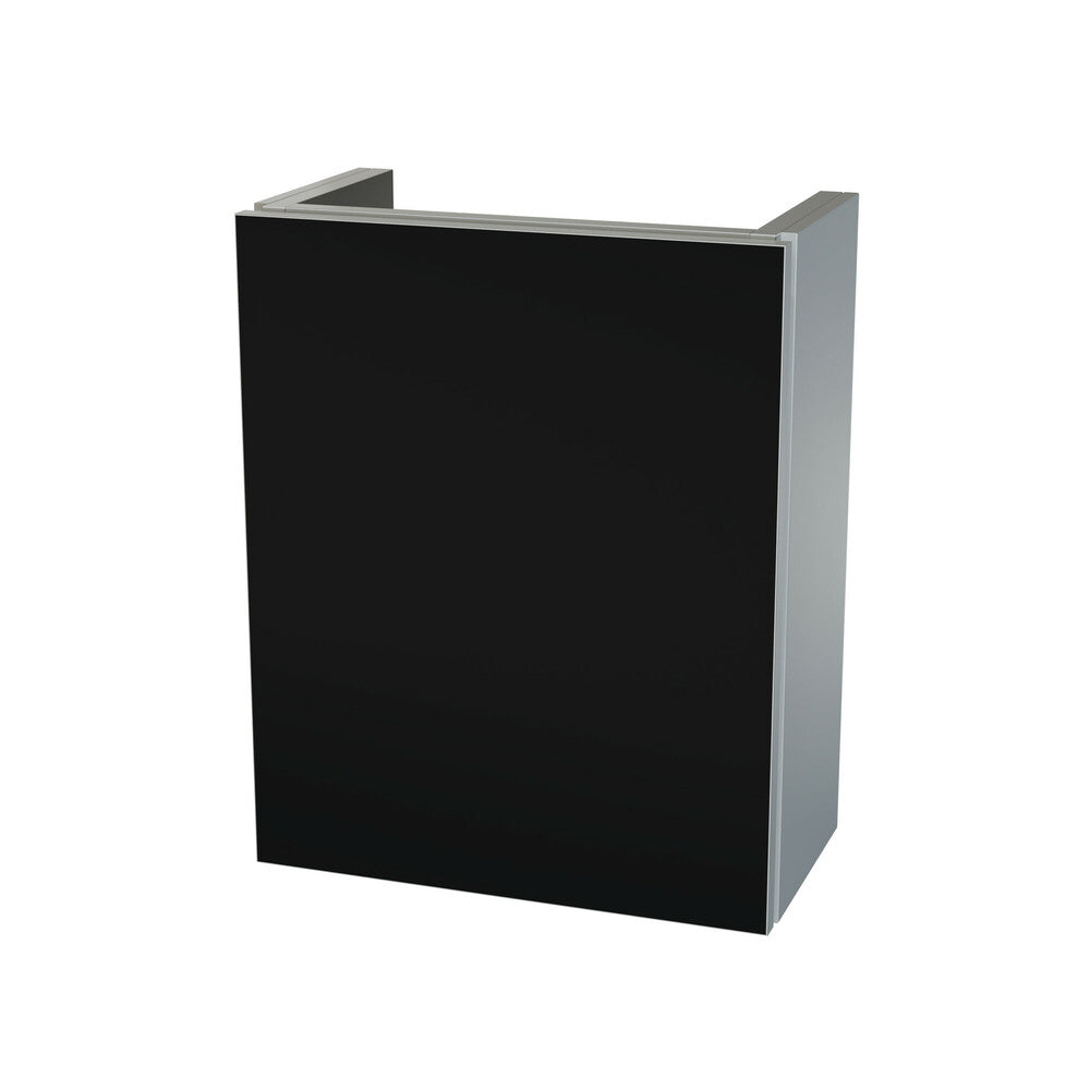 Van Marcke Parvus under-sink cabinet for hand washbasin 1 door White/Soft Black Matt
