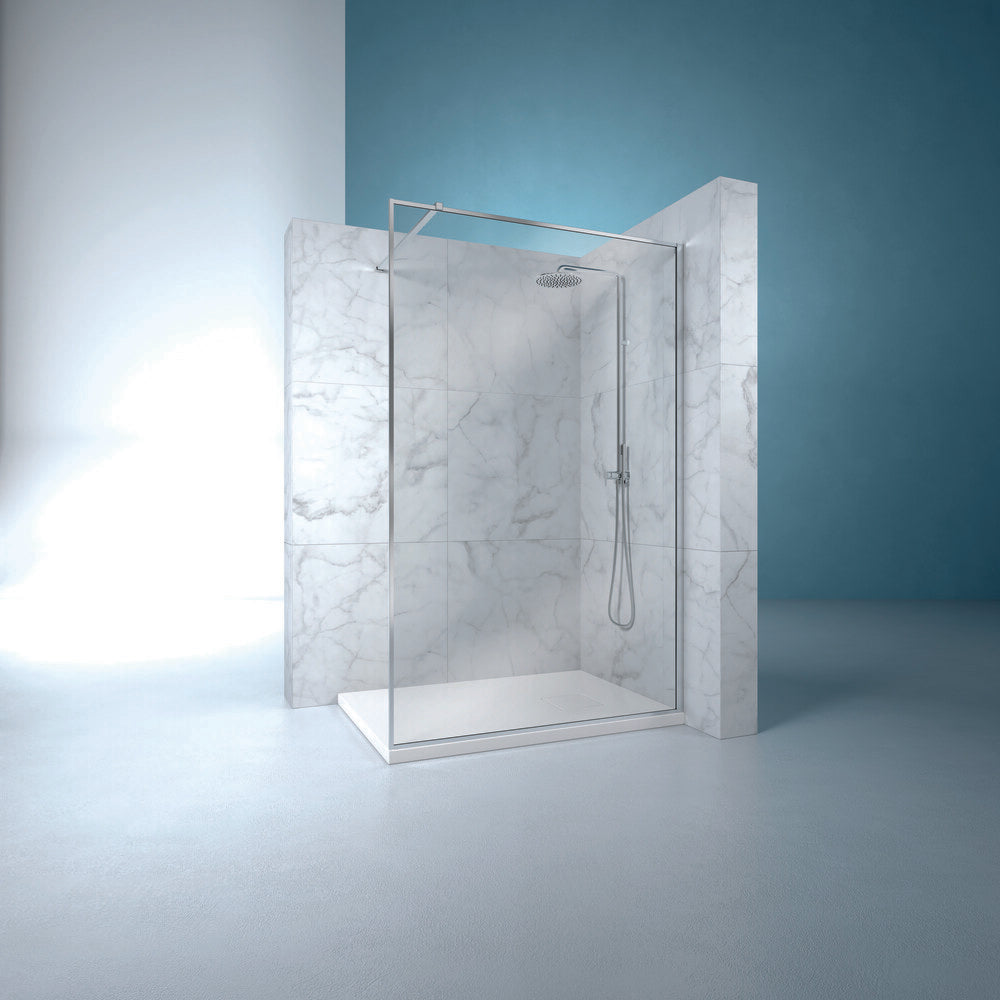 Van Marcke Collection Style walk-in 140X200 frosted cathedral