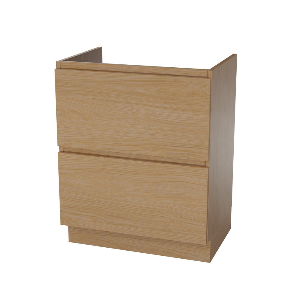 Van Marcke Ventus 45 Tre sous-meuble L700xH880xP455mm 2tiroirs castello oak