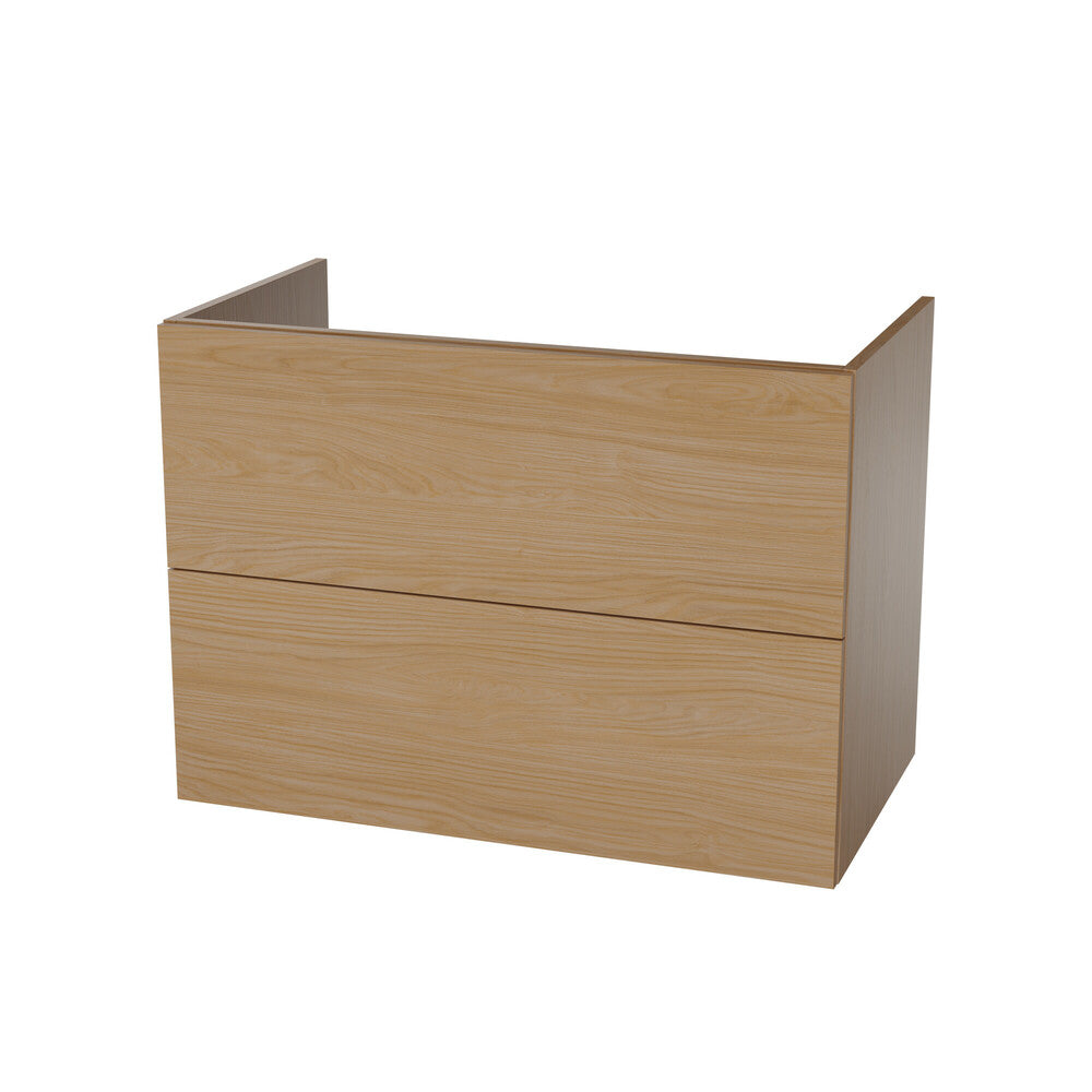 Van Marcke Novo 45 Due sous-meuble L900xH650xP455mm 2tiroirs Castello Oak