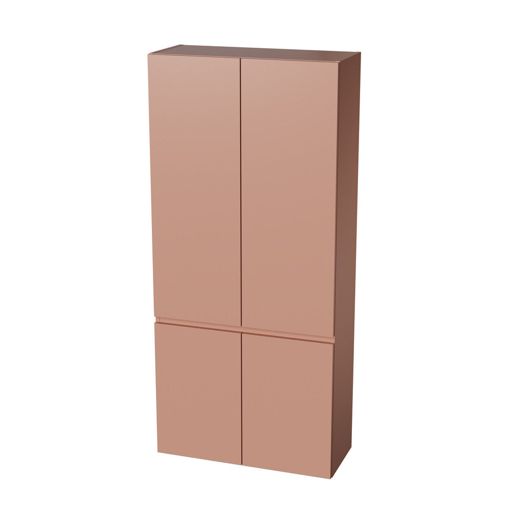 Van Marcke Ventus Due cabinet W800xH1760xD340mm 4-door Soft Coral