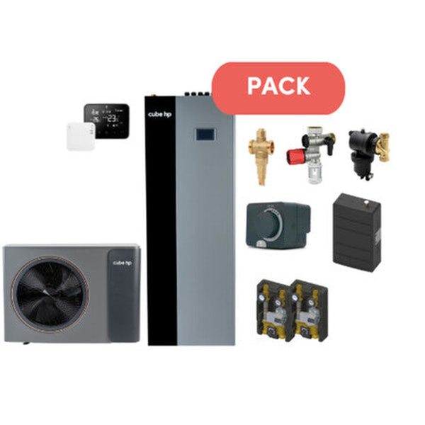 M8 Combi Monobloc LTHT Cube Heat Pump